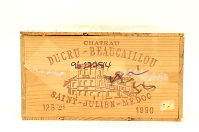 (12) 1990 Chateau Ducru-Beaucaillou, Saint-Julien (OWC)