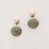 Christian Dior, Crystal Ball, Faux Pearl Earrings - 2