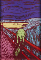 AFTER ANDY WARHOL The Scream - Green