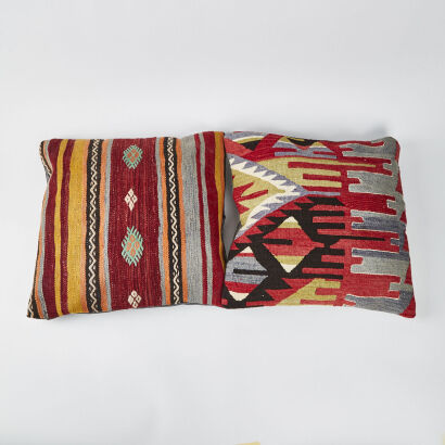 A Pair Of Kilim Cushions