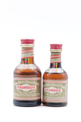 Two Drambuie miniatures in one lot