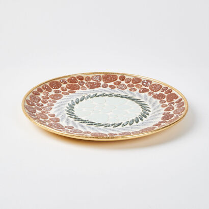 A Mid-Century Mosaic Charger