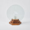 An Art Deco Folk Art Lamp With Bird