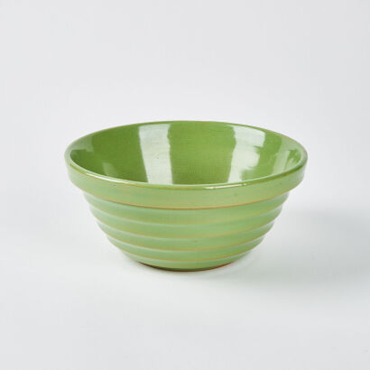 An English Apple Green Beehive Bowl