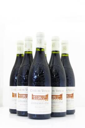 (12) 2003 Cuvee du Vatican Reserve Sixtine Chateauneuf du Papes