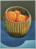 MICHAEL SMITHER Oranges in Seagrass Basket