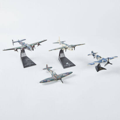 A Collection Of Four World War 2 Planes