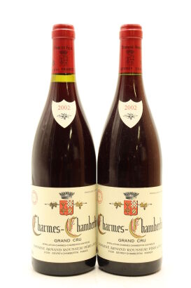 (2) 2002 Domaine Armand Rousseau Pere et Fils Charmes-Chambertin Grand Cru, Cote de Nuits [JR16]