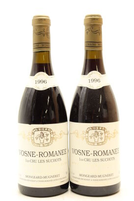 (2) 1996 Domaine Mongeard-Mugneret Les Suchots, Vosne-Romanee Premier Cru