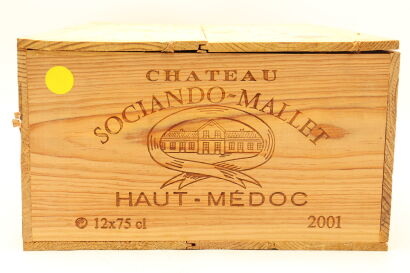 (12) 2001 Chateau Sociando-Mallet, Haut-Medoc [JR17] (OWC)