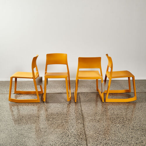 A Set Of Four Tip Ton Chairs By Edward Barber And Jay Osgerby For Vitra