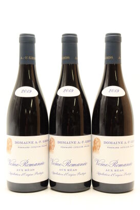 (3) 2019 Domaine A.F. Gros Vosne-Romanee Aux Reas, Cote de Nuits