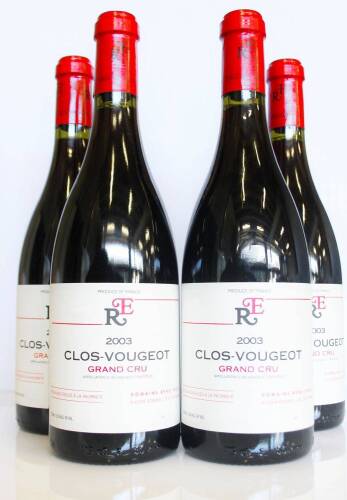 (4) 2003 Rene Engel Clos Vougeot Grand Cru