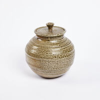 A Large NZ Pottery Salt Glazed Storage Vessel