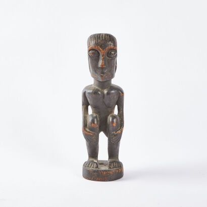 A Bulul Rice Guardian Figure, Ifugao, Phillipines