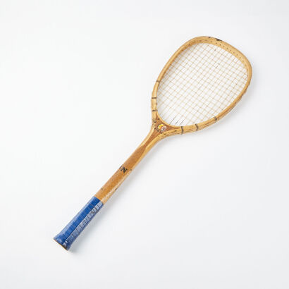 An Antique Indian Lawn Tennis Racket