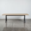 A Scholar Table Birch Top With Oak Legs By Cameron Fogo - 2