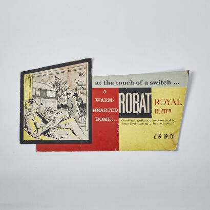 A Vintage Robat Royal Heater Advertisement Sign