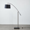 A Modern Stainless Arch & Marble Base Designer Floor Lamp