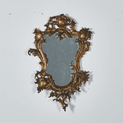 A Gilding Bronze Rococo Mirror