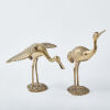 A Pair Of Korean Made Bronze Crane Figures - 2