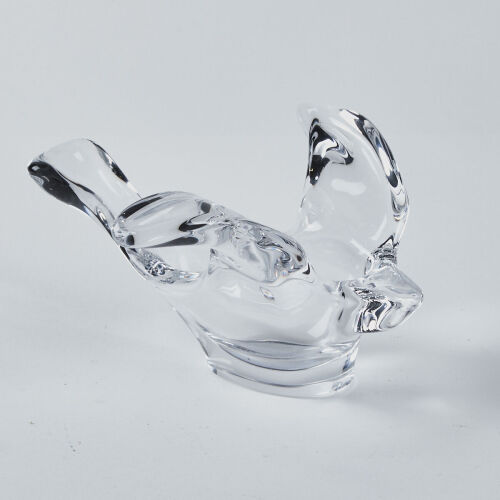 An Art Glass Bird Dish