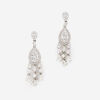 18ct White Gold, 4.73ct Chandelier Diamond Earrings