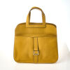 Hermès Jaune Ambre Clemence Halzan Bag - 3