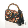 Gucci Calf Hair Bamboo Top Handle Bag