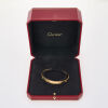 Cartier, Love Cuff Bracelet, Size 18 - 3