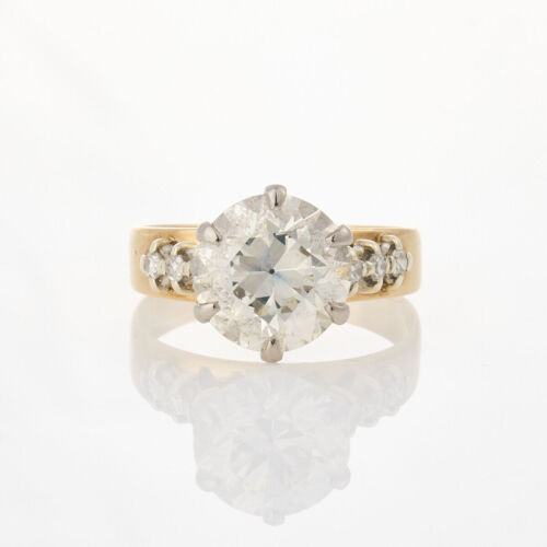 18ct Yellow Gold, 2.34ct Solitaire Diamond Ring