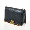 Chanel Large Black Quilted Lambskin Boy Bag