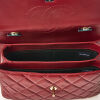 Chanel Red Quilted Lambskin Medium Trendy Bag - 3