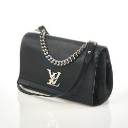 Sold at Auction: Louis Vuitton, Louis Vuitton Black Lockme Mini Backpack