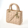 Christian Dior Quilted Lambskin Leather Lady Dior Bag