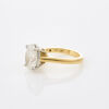 18ct Yellow Gold / Platinum, 3.01cts Oval Solitaire Diamond Ring - 2