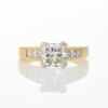 18ct Yellow Gold/Platinum, 1.85ct Radiant and Princess cut Diamond Ring