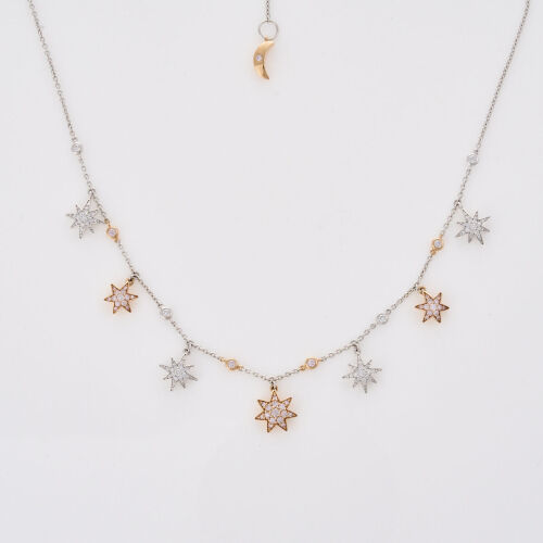 A Limited Collection, 18ct Rose / White Gold, .63ct Argyle Pink /White Diamond Starlet Necklace, # 34 of 80