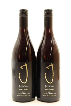 (2) 2012 Julicher Pinot Noir, Martinborough