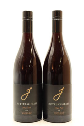 (2) 2018 Butterworth Te Muna Estate Pinot Noir, Martinborough