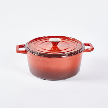 A Cast Iron Casserole Dish