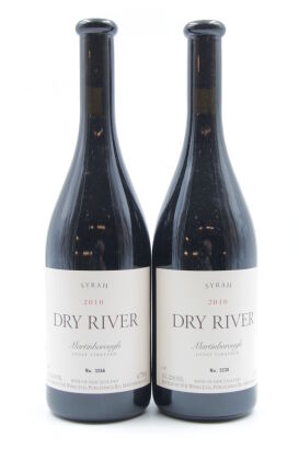 (2) 2010 Dry River Lovat Vineyard Syrah, Martinborough