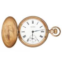 An American Gold Plated Hunter Pocket Watch