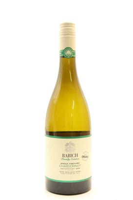 (1) 2020 Babich Wines Family Estates Single Vineyard Organic Chardonnay, Marlborough