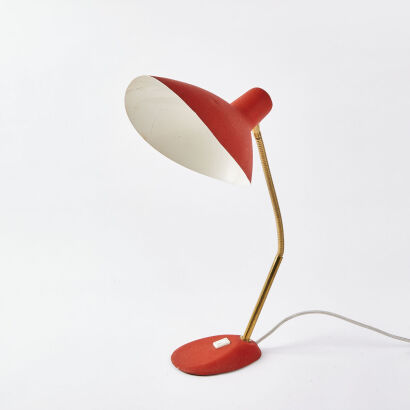 A Modernist European Gooseneck Lamp