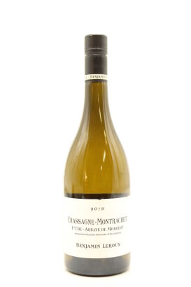 (1) 2018 Benjamin Leroux Abbaye des Morgeots, Chassagne-Montrachet Premier Cru [JR17]