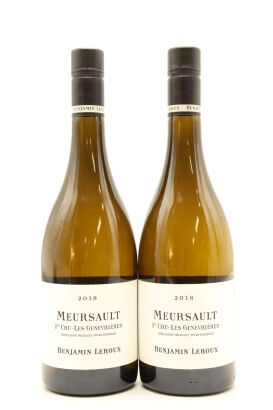(2) 2018 Benjamin Leroux Genevrieres, Meursault Premier Cru [WS94]