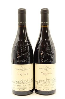 (2) 2010 Domaine Giraud Chateauneuf-du-Pape Tradition, Rhone [JR17.5]