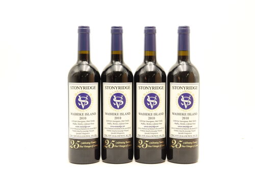 (4) 2010 Stonyridge Vineyard Larose, Waiheke Island