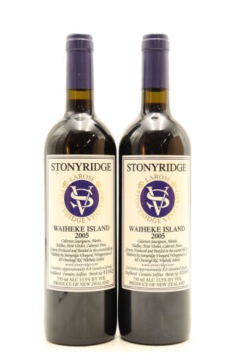 (2) 2005 Stonyridge Vineyard Larose, Waiheke Island